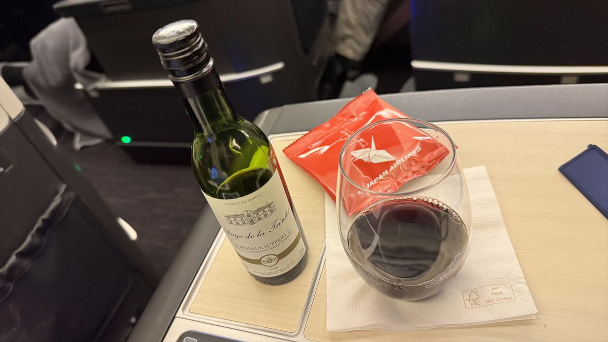 【機内食レポ】金浦～羽田 JAL94便 ビジネスクラス 25年02月19日