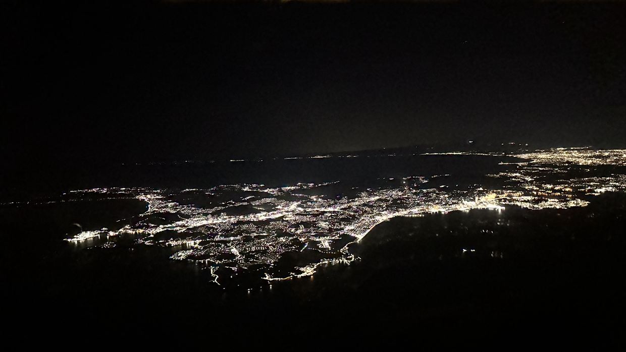 【フライトの様子】JAL94 金浦～羽田 19Feb25　ボーイングB767-300ER型機