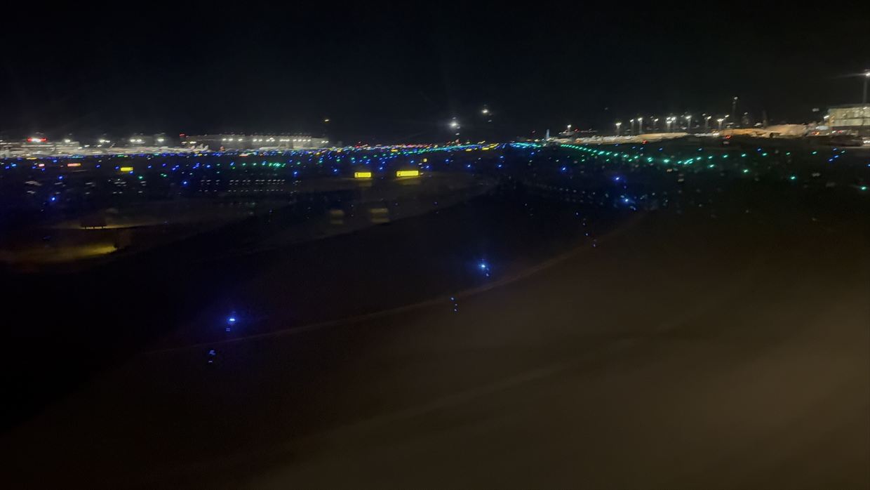 【フライトの様子】JAL94 金浦～羽田 19Feb25　ボーイングB767-300ER型機