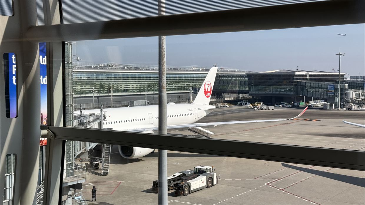 【フライトの様子】JAL43 羽田～ロンドン 09Mar25 JALフラグシップ機 A350-1000 ★ファーストクラス★