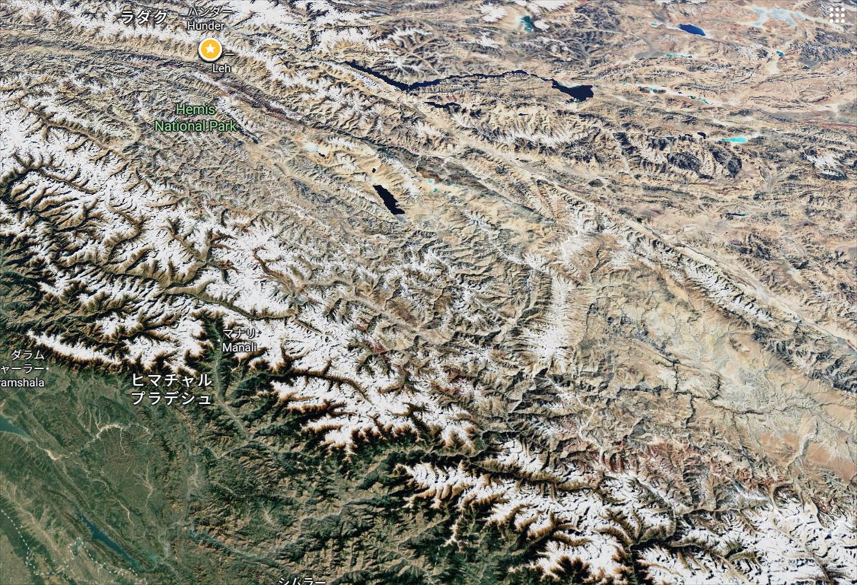 【フライトの様子とレーの観光風景】IndiGo航空 6E2583 デリー～レー May25 A320型機