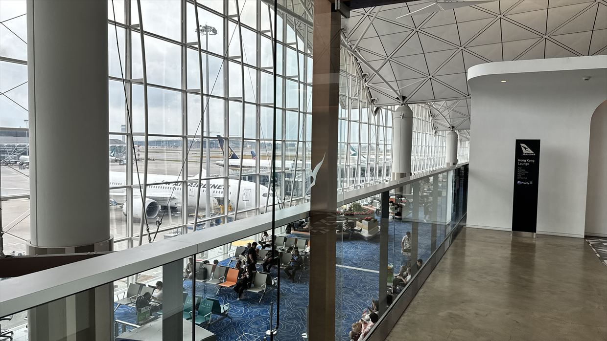 【ラウンジレポ】ラウンジ巡りの旅 2日目香港空港編 カンタス航空 ビジネスクラス  25年4月