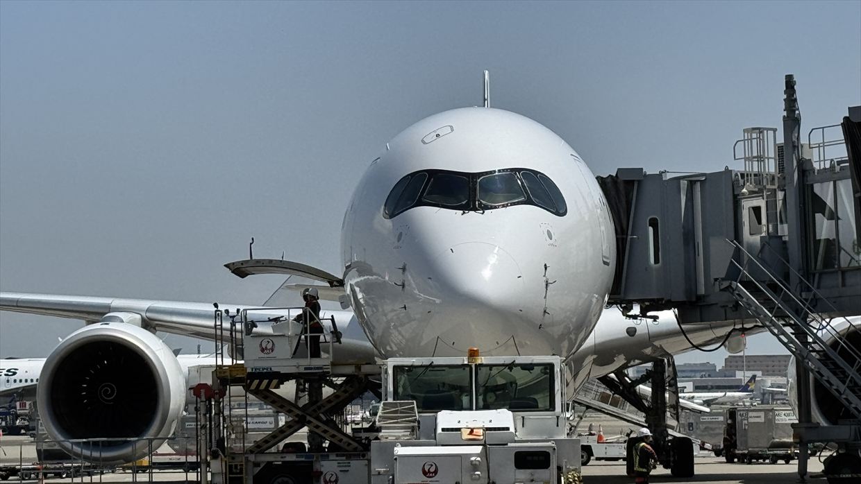 【フライトの様子】SKY SUITYEⅢ ビジネスクラス JAL39 羽田～デリー May25 B787-900型機