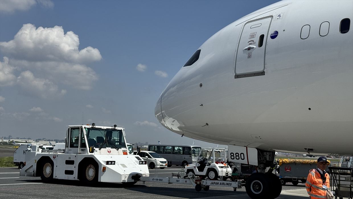 【フライトの様子】SKY SUITYEⅢ ビジネスクラス JAL39 羽田～デリー May25 B787-900型機