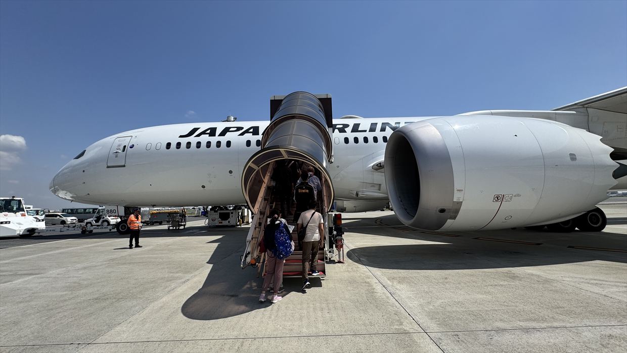 【フライトの様子】SKY SUITYEⅢ ビジネスクラス JAL39 羽田～デリー May25 B787-900型機