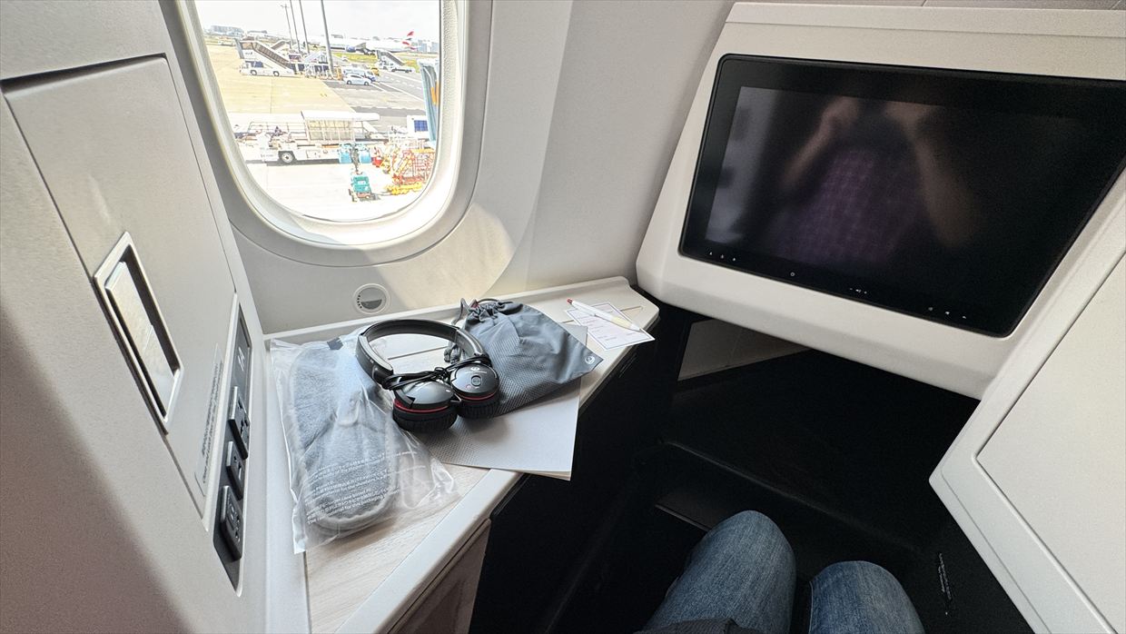 【フライトの様子】SKY SUITYEⅢ ビジネスクラス JAL39 羽田～デリー May25 B787-900型機