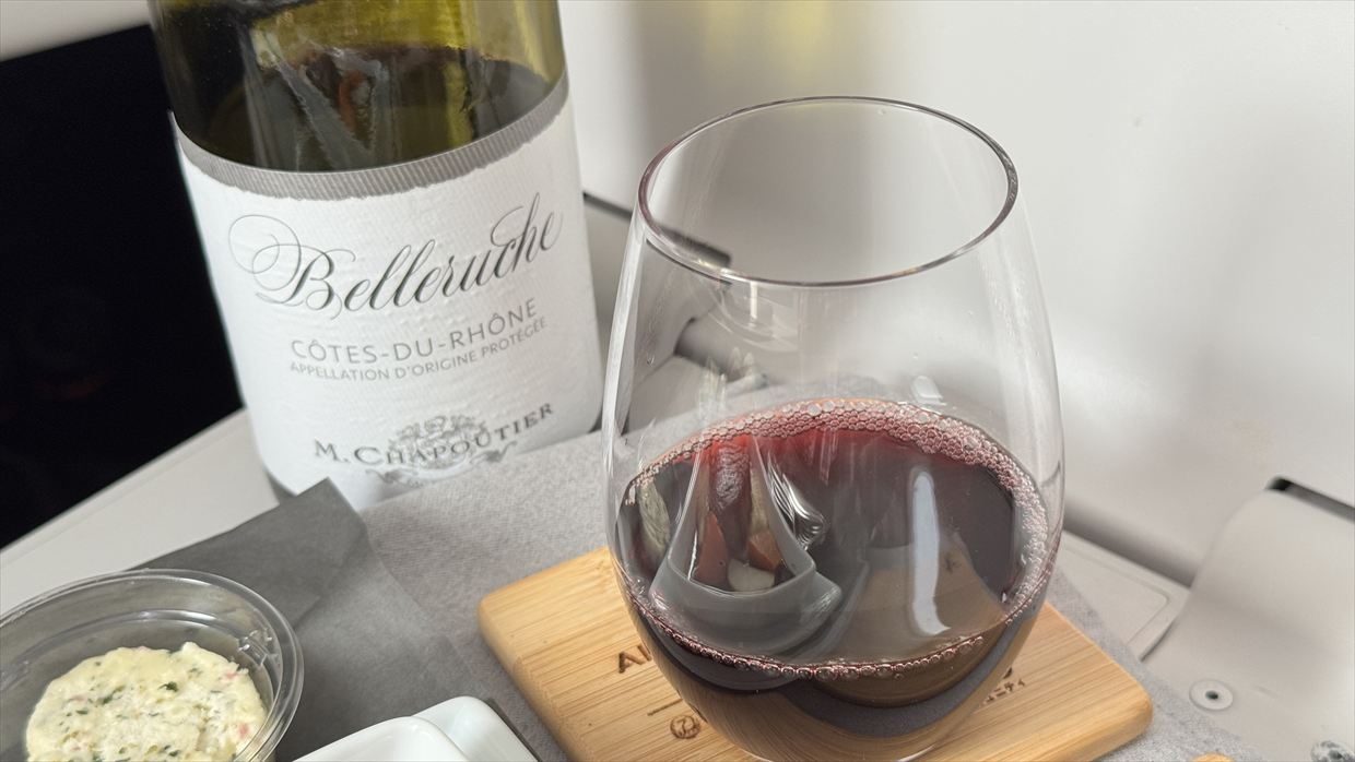 【機内食レポ】羽田～デリー JAL39便 ビジネスクラス メインのお食事 25年05月