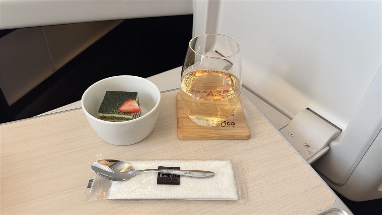 【機内食レポ】羽田～デリー JAL39便 ビジネスクラス メインのお食事 25年05月