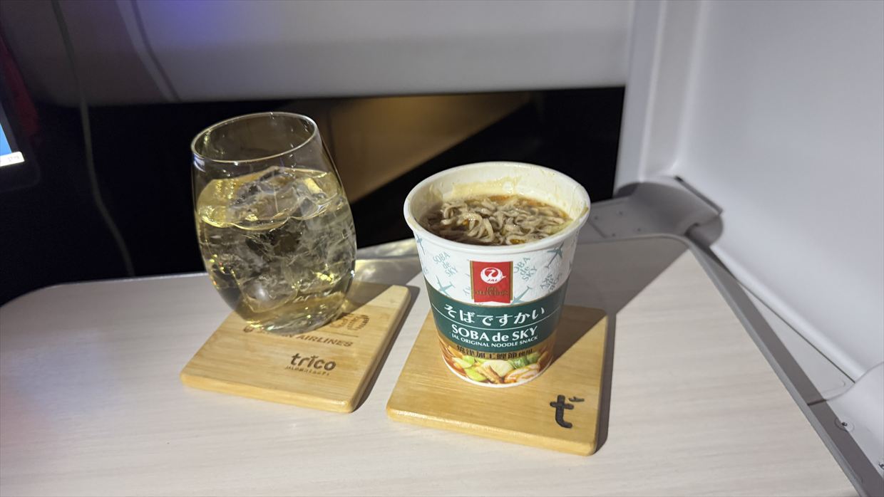 【機内食レポ】羽田～デリー JAL39便 ビジネスクラス メインのお食事 25年05月