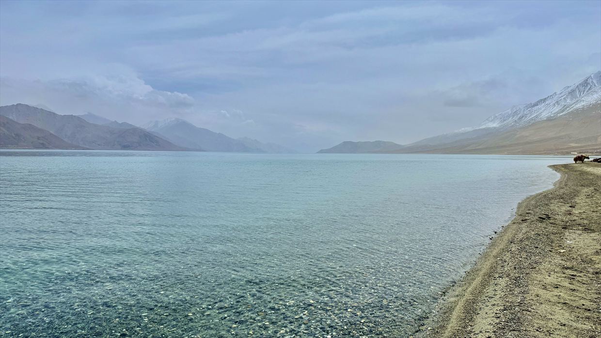 レーからの観光スポット　パンゴン湖