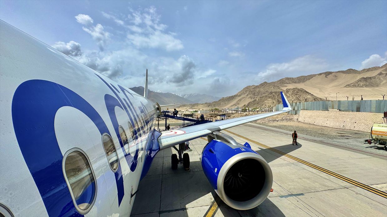 【フライトの様子とレーの観光風景】IndiGo航空 6E2015 レー～デリー May25 A320型機