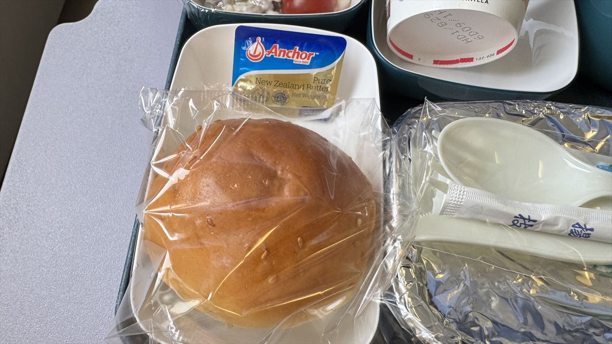 【機内食レポ】成田～上海 CA930便 エコノミークラス 25年06月