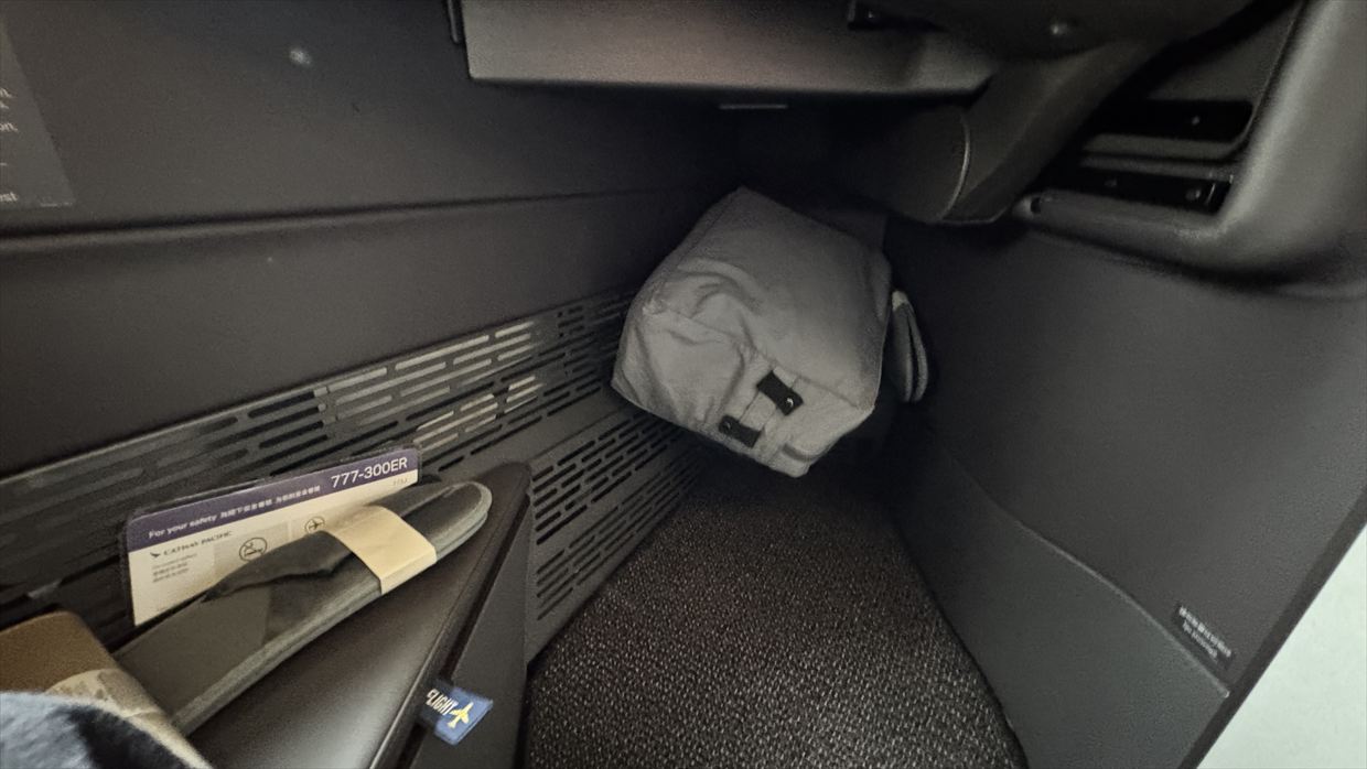 【フライトの様子】ARIA SUITE ビジネスクラス CX162 シドニー～香港 Sep25