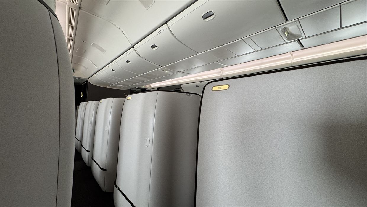 【フライトの様子】ARIA SUITE ビジネスクラス CX162 シドニー～香港 Sep25