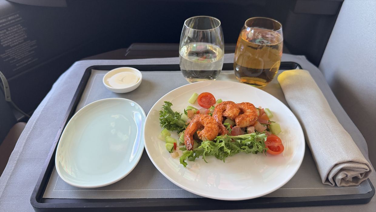 【機内食レポ】香港～シドニー CX162便 ビジネスクラス 25年09月
