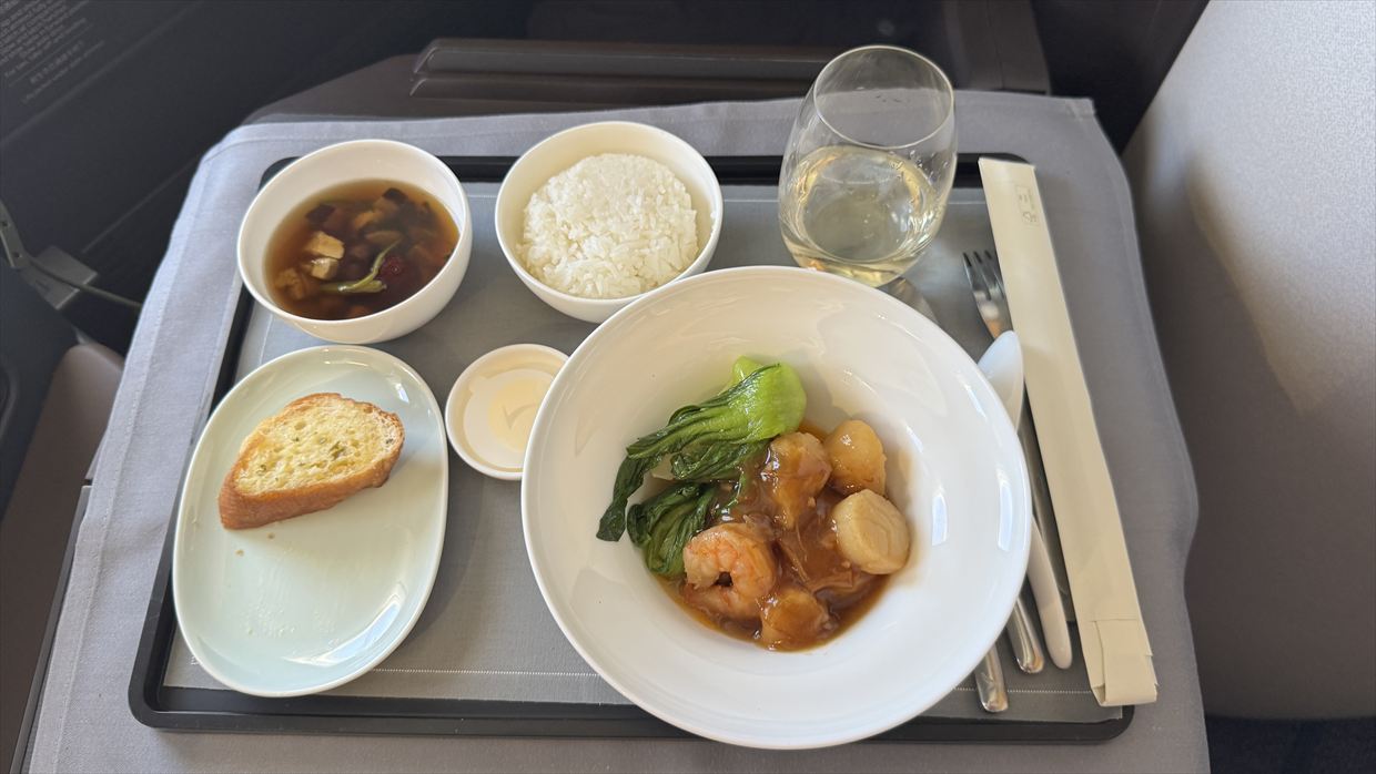 【機内食レポ】香港～シドニー CX162便 ビジネスクラス 25年09月