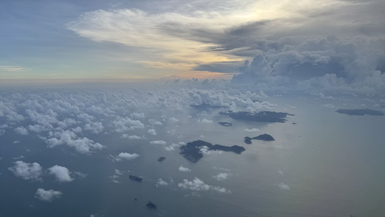 【フライトの様子】ARIA SUITE ビジネスクラス CX162 シドニー～香港 Sep25