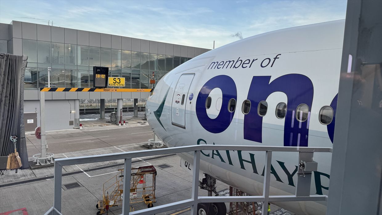 【フライトの様子】ARIA SUITE ビジネスクラス CX162 シドニー～香港 Sep25