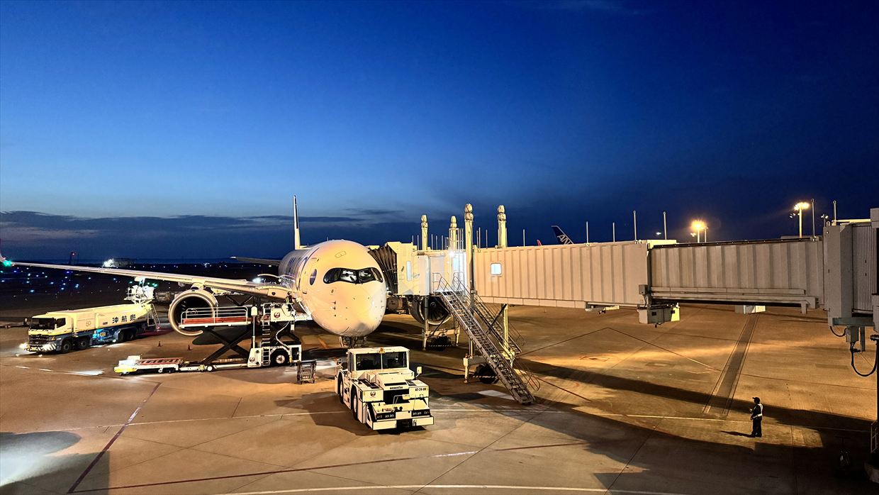 【フライトの様子】JAL920 那覇~羽田 Apr25 A350-900型機 普通席