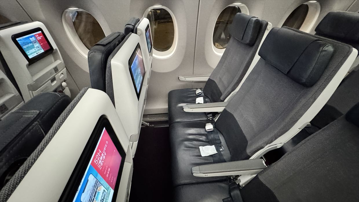 【フライトの様子】JAL920 那覇~羽田 Apr25 A350-900型機 普通席