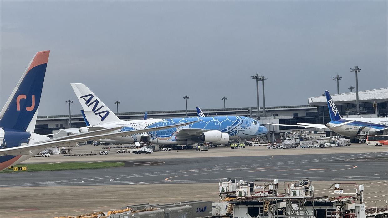 【フライトの様子】CX527 成田～香港 18Sep24　エアバスA350-900 ビジネスクラス