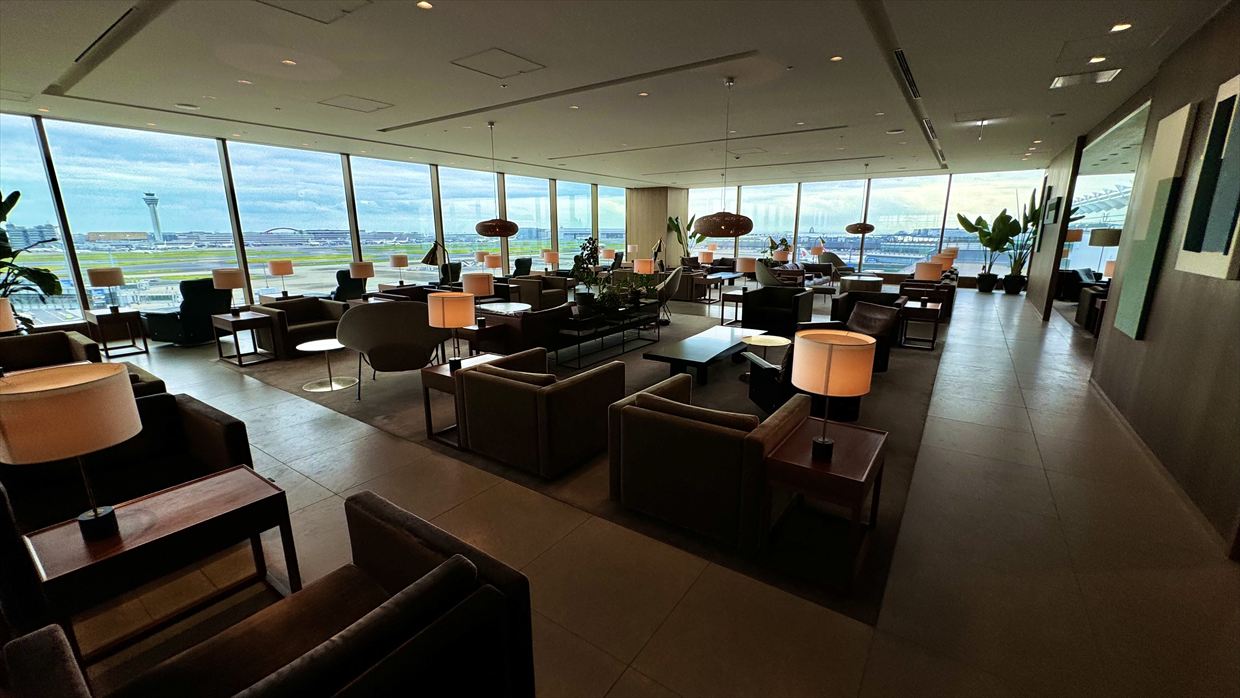 【ラウンジレポ】羽田空港 キャセイパシフィック ラウンジ 24年10月27日