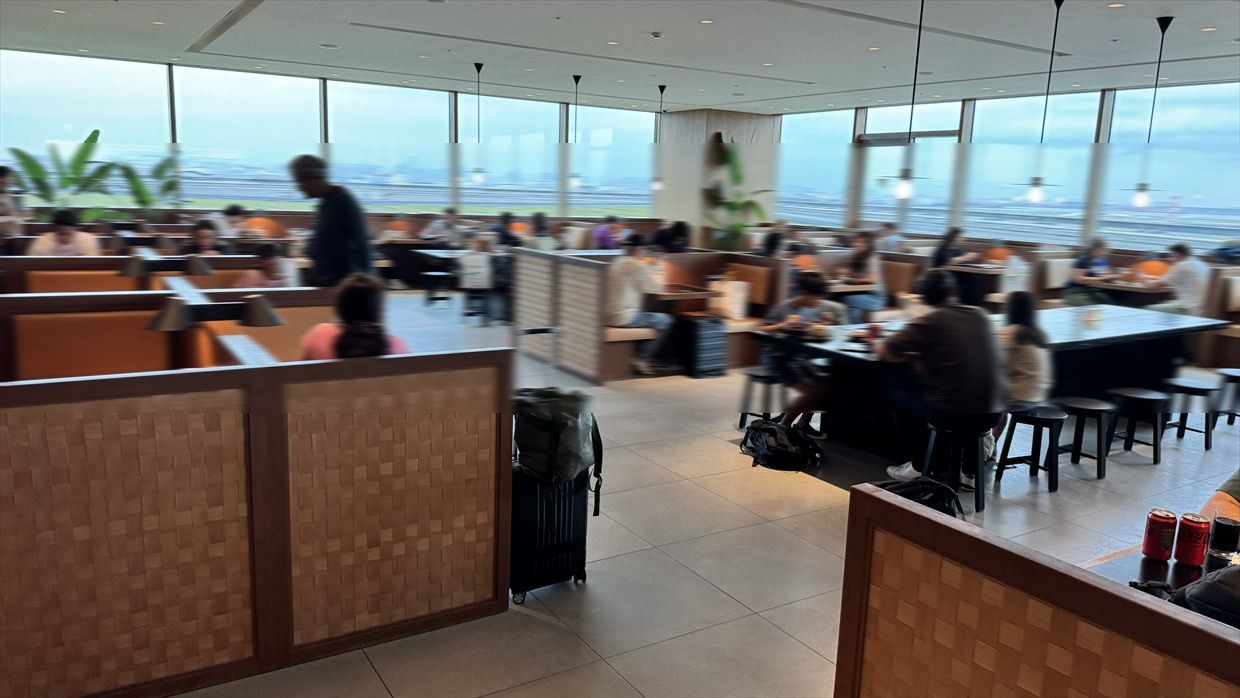 【ラウンジレポ】羽田空港 キャセイパシフィック ラウンジ 24年10月27日