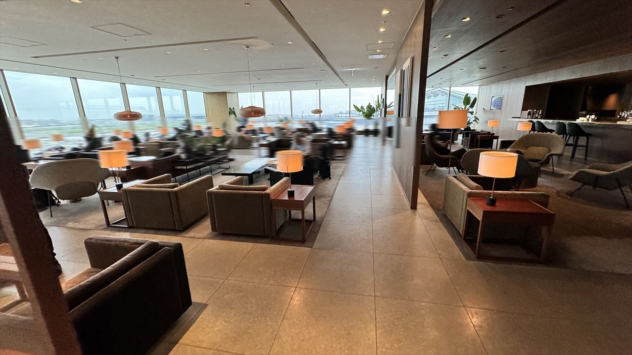 【ラウンジレポ】羽田空港 キャセイパシフィック ラウンジ 24年10月27日