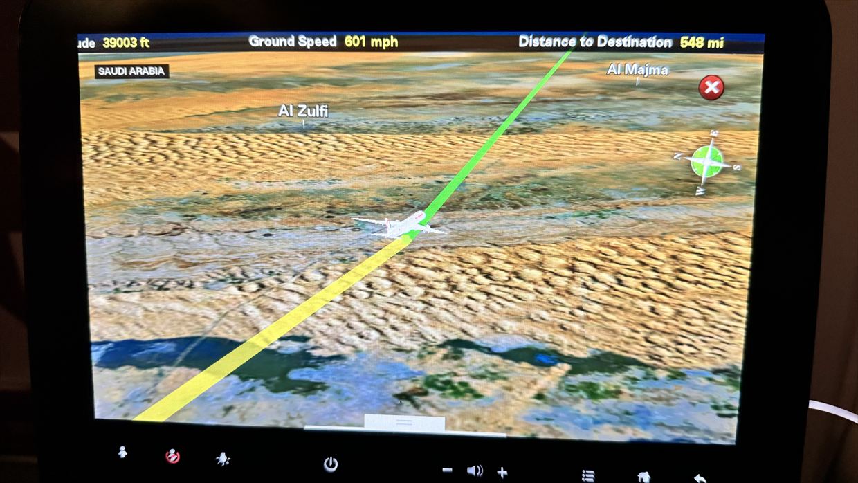 【フライトの様子】AT216 カサブランカ~ドーハ 05Nov24 ボーイング787-900型機