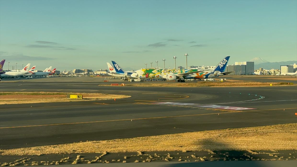 【フライトの様子】JAL30 デリー～羽田 01Jan25