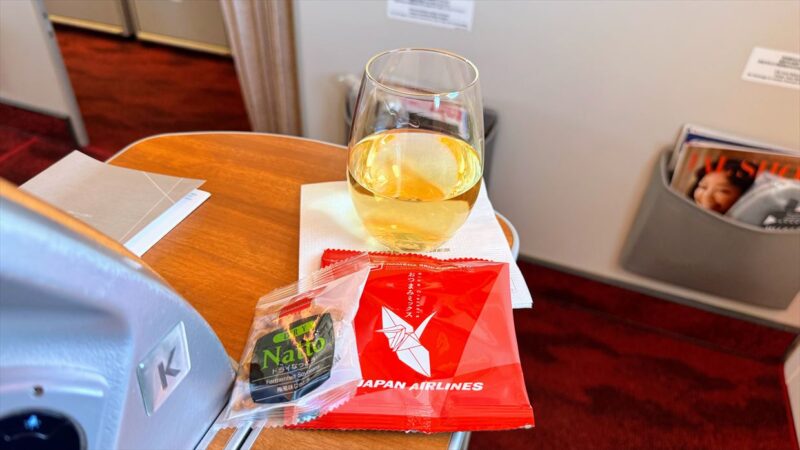 【機内食レポ】羽田~伊丹 JAL117便 ファーストクラス 25年01月31日