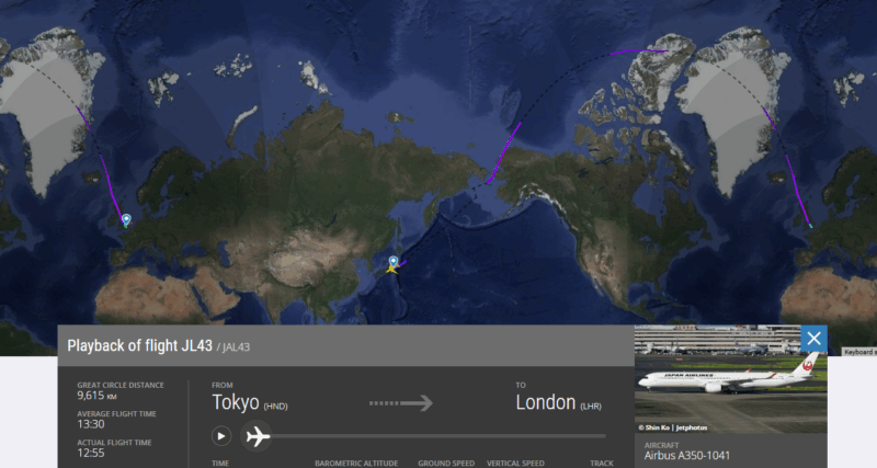 【フライトの様子】JAL43 羽田～ロンドン 09Mar25 JALフラグシップ機 A350-1000 ★ファーストクラス★