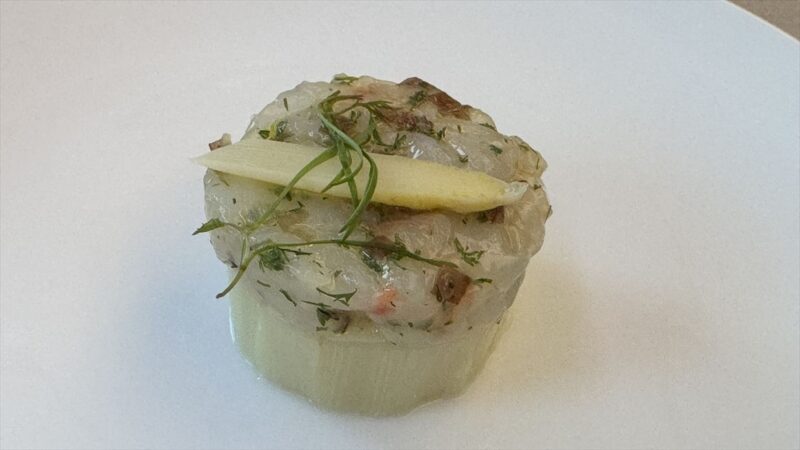 【機内食レポ】JAL43便 羽田～ロンドンファーストクラス メイン1 25年03月