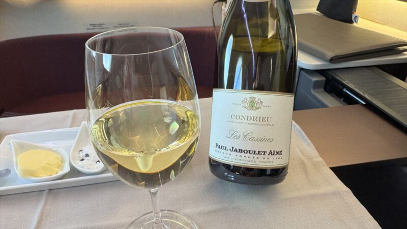 【機内食レポ】JAL43便 羽田～ロンドンファーストクラス メイン1 25年03月