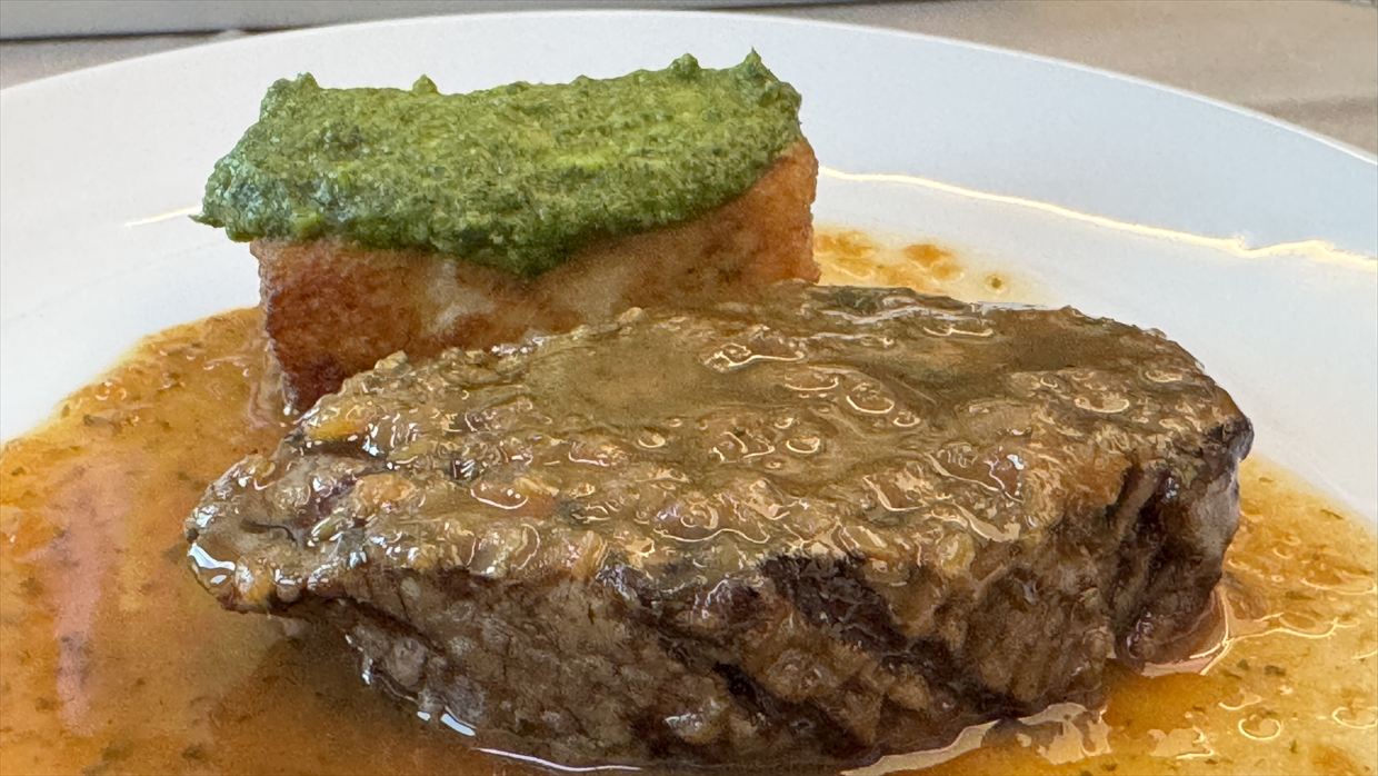 【機内食レポ】JAL43便 羽田～ロンドンファーストクラス メイン1 25年03月