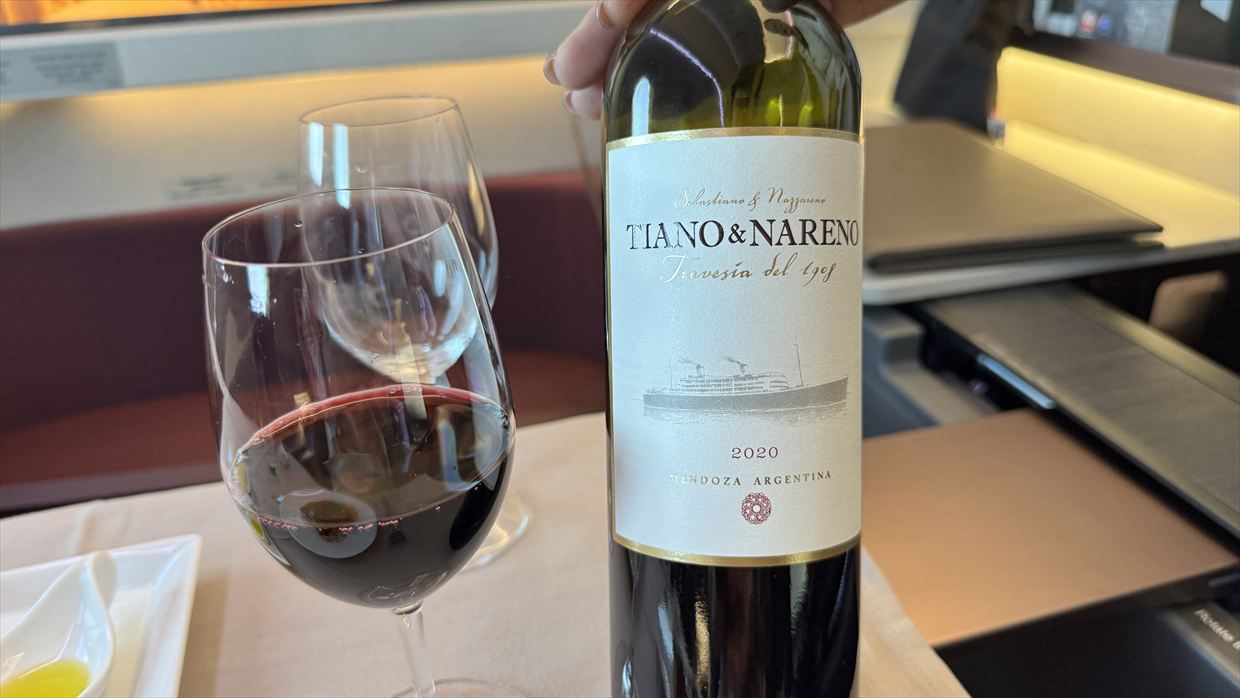 【機内食レポ】JAL43便 羽田～ロンドンファーストクラス メイン1 25年03月