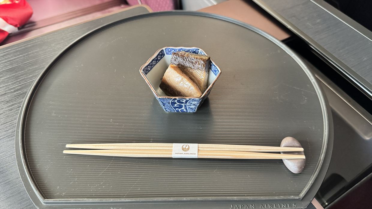 【機内食レポ】JAL43便 羽田~ロンドンファーストクラス a la carte1 25年03月