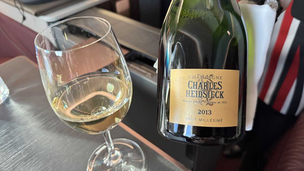 【機内食レポ】JAL43便 羽田～ロンドンファーストクラス a la carte1 25年03月