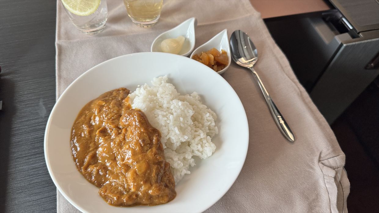 【機内食レポ】JAL43便 羽田～ロンドンファーストクラス a la carte3 25年03月