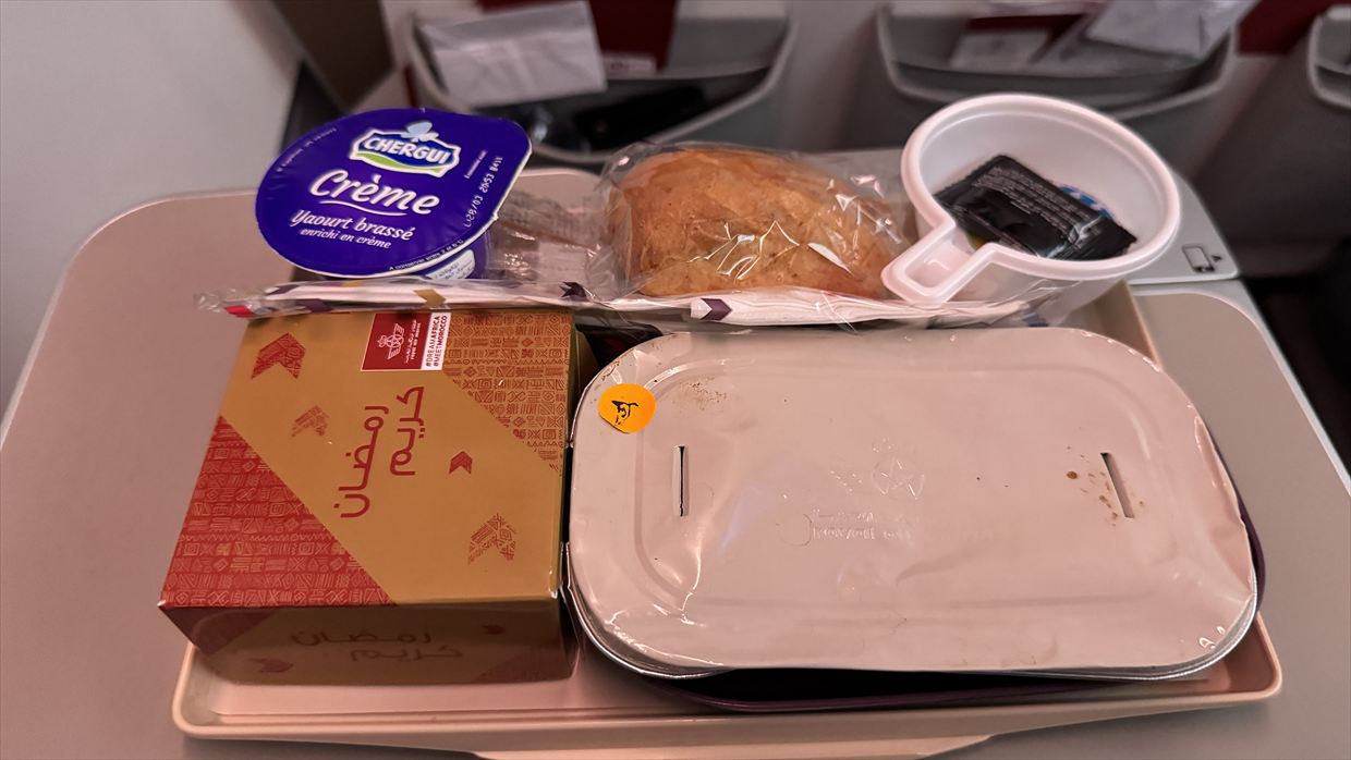 【フライト＆機内食レポ】ロンドン～カサブランカ AT801便 エコノミークラス 25年03月