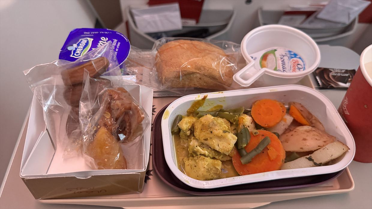 【フライト＆機内食レポ】ロンドン～カサブランカ AT801便 エコノミークラス 25年03月