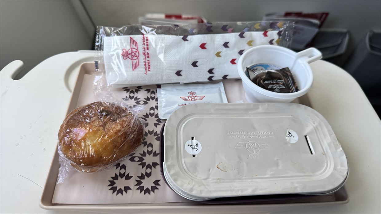 【機内食レポ】カサブランカ~チュニス AT572便 エコノミークラス 25年03月10日