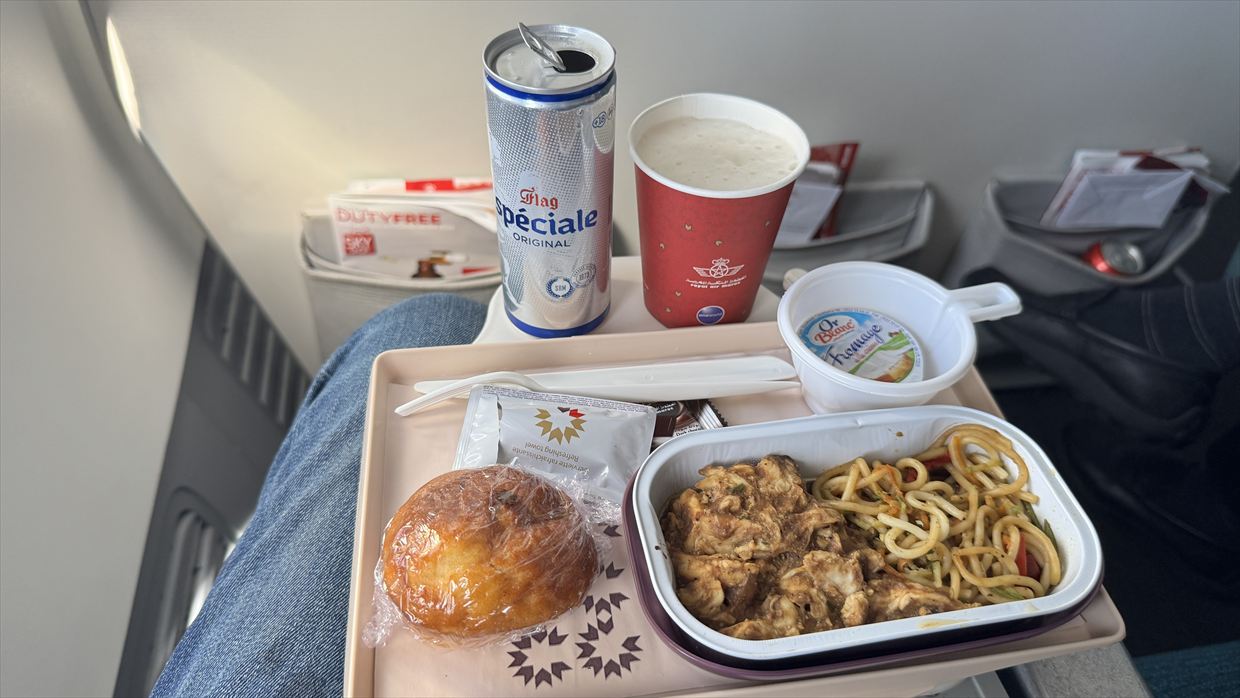 【機内食レポ】カサブランカ~チュニス AT572便 エコノミークラス 25年03月10日