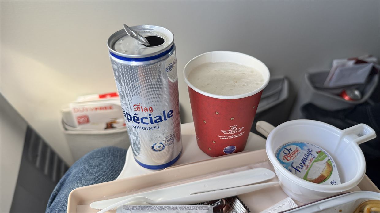 【機内食レポ】カサブランカ~チュニス AT572便 エコノミークラス 25年03月10日