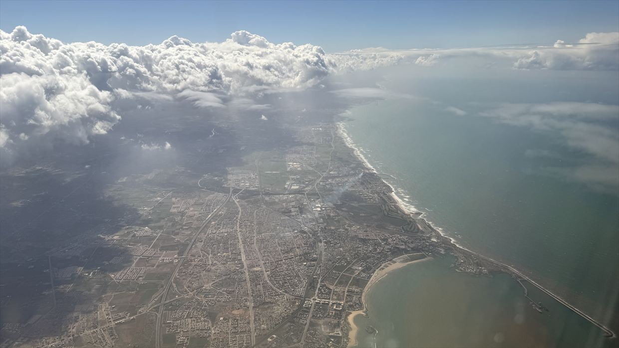 【フライトの様子】AT572 カサブランカ～チュニス 10Mar25 B737-800　エコノミークラス