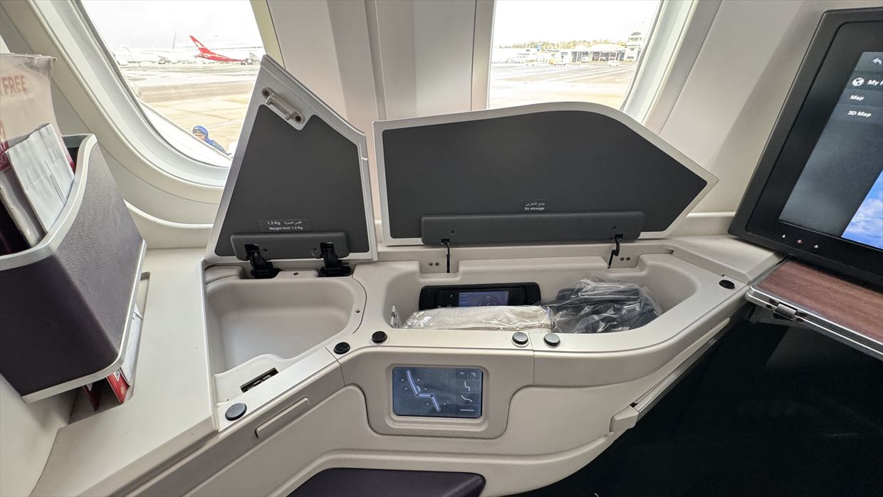 【フライトの様子】AT200 カサブランカ～ニューヨーク 14Mar25 B787-900 リバースヘリンボーン型ビジネスクラス