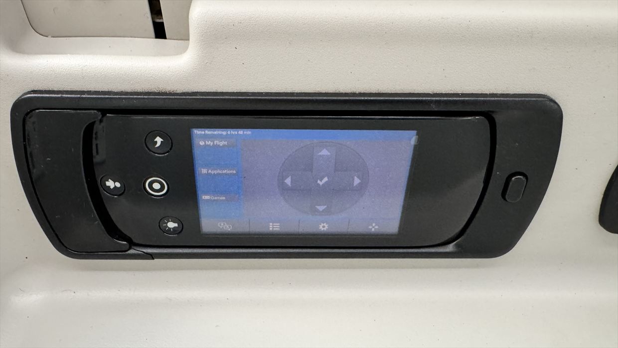 【フライトの様子】AT200 カサブランカ～ニューヨーク 14Mar25 B787-900 リバースヘリンボーン型ビジネスクラス