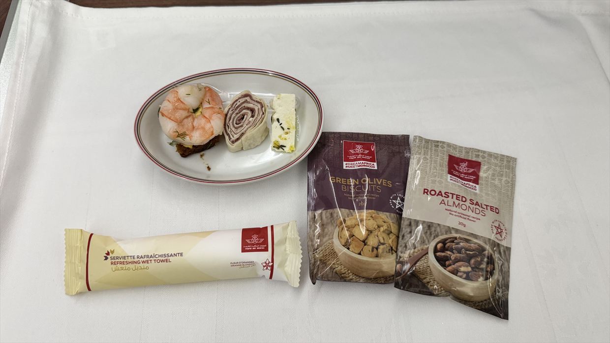 【機内食レポ】カサブランカ～ニューヨーク AT200便 ビジネスクラス 1 25年03月14日