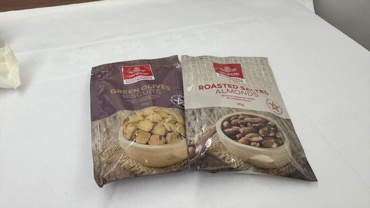 【機内食レポ】カサブランカ～ニューヨーク AT200便 ビジネスクラス 1 25年03月14日