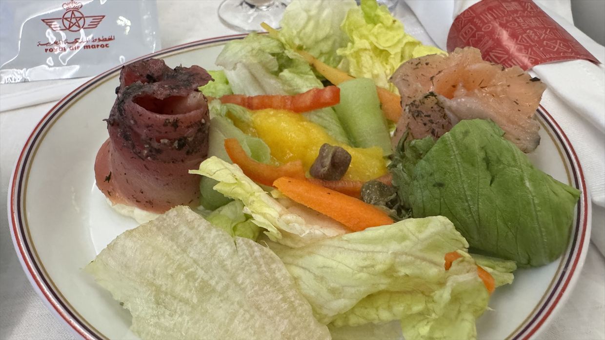 【機内食レポ】カサブランカ～ニューヨーク AT200便 ビジネスクラス 1 25年03月14日